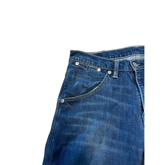 Levi's 514 Straight Denim Jeans Men's Size 32 X 30 Dark Wash - Cool Pockets - Picture 8 of 11